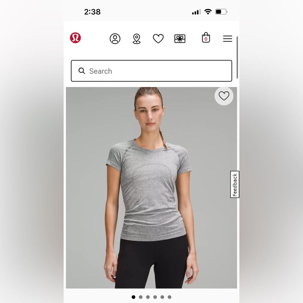 Lululemon Swiftly Tech Short-Sleeve Shirt 2.0